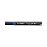 Marker permanent cu vopsea Donau, varf rotund, 2. 8 mm, albastru
