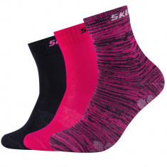 șosete Skechers 3PPK Wm Mesh Ventilation Socks SK41053-0401 Roz