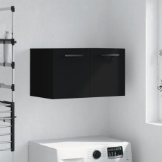 vidaXL Dulap de perete, negru, 60x36,5x35 cm, lemn prelucrat foto