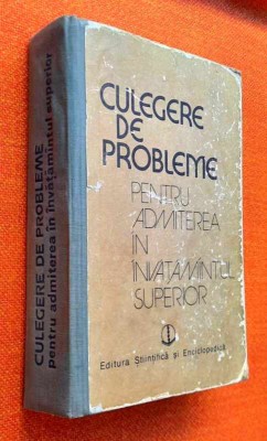 Culegere de probleme rezolvate admiterea in invatamantul superior - Brinzanescu foto