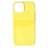 Husa Silicon iPhone 13 Mini Galben High Copy - Protectie Premium