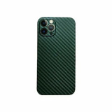 Cumpara ieftin Husa Cover Hard Carbon Fiber pentru iPhone 14 Pro Verde, Contakt