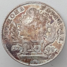 Moneda Bavaria - 20 Kreuzer 1783 - Argint
