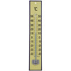 Termometru Strend Pro, TMM-018 Yellow Flatter, 450x80x20 mm, din lemn