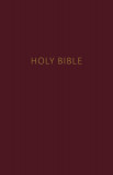 NKJV, Pew Bible, Hardcover, Burgundy, Red Letter Edition