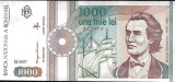 ROMANIA 1000 / 1.000 LEI 1991 - Septembrie [2] Seria B.0007 , P - 101 , XF++