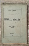 Manual mecanic - Lorent Alexandru// 1920
