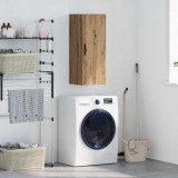 vidaXL Dulap montat pe perete Stejar Artizanal 34,5 x 34 x 90 cm 882748