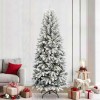 VidaXL Brad de Crăciun artificial cu 300 LED Alb 93 x 93 x 240 cm 3396074
