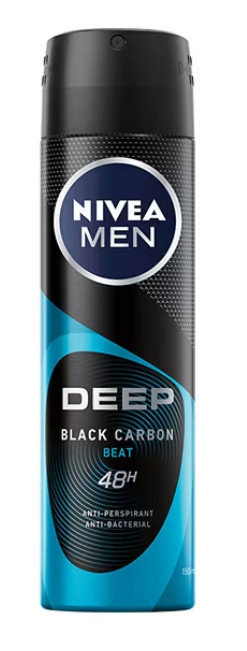 Deodorant spray Nivea Deep Beat, 150 ml