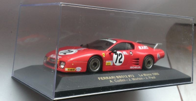 Macheta Ferrari BB512 #72 Le Mans 1982- IXO 1/43 foto