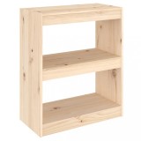 Cumpara ieftin Biblioteca/Separator camera, 60x30x71,5 cm, lemn masiv de pin