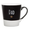 Cană New Bone DAD, Bicolor, Capacitate 0,22L, Negru-Alb, Oem
