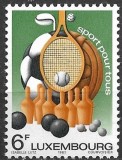 B2612 - Luxemburg 1980 - Tenis ,neuzat,perfecta stare, Nestampilat