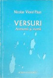 Versuri, Armonii si Ironii - Nicolae Viorel Paun (2003, Univers Enciclopedic) Poezie Romana, Paperback