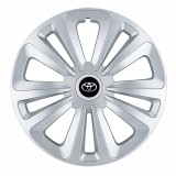Set 4 Capace Roti Terra Gri R16, pentru Toyota