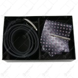 Set cadou cu 2 accesorii pentru barbati &ndash; Cravata/Curea