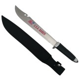 Maceta de vanatoare IdeallStore&reg;, USA Freeknife, negru, 45.5 cm, teaca inclusa