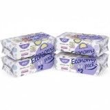 Servetele umede Happy cu vitamina E si alantoina, 4 x 64 bucati, Bella Baby
