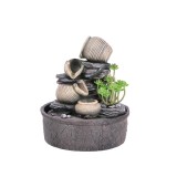 Fantana electrica decorativa polirasina multicolora 20,5 x 23 cm