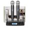 Set Receiver UHF cu Display, 2 Microfoane Wireless incluse si XLR, Exaltus?, 200 Frecvente, pentru Karaoke, Sonorizare Evenimente, Transmisie stabila