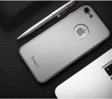 Cumpara ieftin Husa 360 FullBody iPaky Silver + Folie Sticla pt. iPhone 6/6S, Protectie Soc, Praf si Zgarieturi, Carcasa PC Argintie