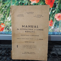 Rosetti, Byck, Crețu, Manual de literatură și limbă română, București 1947, 160