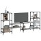 vidaXL Comodă TV, gri sonoma, 206,5x28,5x95 cm, lemn compozit