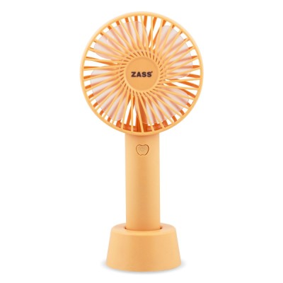 Ventilator Portabil ZPF 02, 5W, 1200mAh, portocaliu - NOU foto