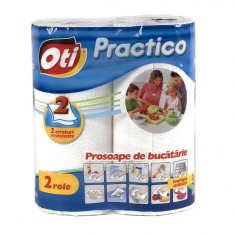 Prosop de bucatarie Oti Practico, 2 straturi, 2 role