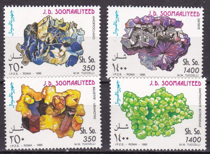 Somalia 1995 minerale MI 555-558 MNH
