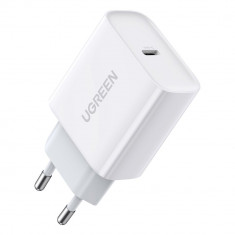 Încărcător USB Ugreen Power Delivery 3.0 Quick Charge 4.0+ 20W 3A Alb (60450) 60450-UGREEN