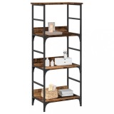 VidaXL Bibliotecă, lemn vechi, 50x33x117,5 cm, lemn prelucrat