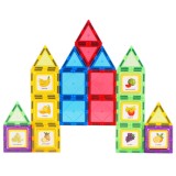 Set de constructie magnetic 3D pentru copii, 28 piese Magplayer