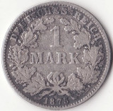 Moneda Germania - 1 Mark 1875 - Wilhelm I - C - Argint, Europa