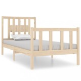 Cumpara ieftin Cadru de pat single, 90x190 cm, lemn masiv