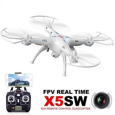 Drona Syma X5SW - Quadcopter 6 Axis WIFI-Aparat Foto FPV- 2 Baterie 500 Mha - 89 foto