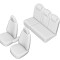 SET HUSE SCAUN TOYOTA RAV4 2006-2012 (BANCHETA FRACTIONATA) CU TETIERE SPATE IN FORMA DE L