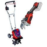 Einhell GE-CR 30 Li PXC + GE-GS 18/150 Li - Sapatoare fara acumulatori si incarcator Li-Ion 18 V - Ah 300 mm + Fierastrau sabie 100 mm
