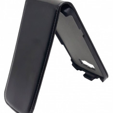 Husa flip TelOne neagra pentru HTC Sensation XL
