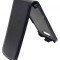 Husa flip TelOne neagra pentru HTC Sensation XL