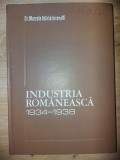 Industria romaneasca 1934-1938 DR. MARCELA FELICIA IOVANELLI