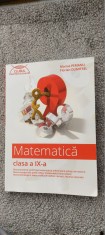 MATEMATICA CLASA A IX A MARIUS PERIANU FLORIAN DUMITREL , CARTEA ESTE CA NOUA !