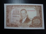 SPANIA 100 PESETAS 1953 XF+/ AUNC