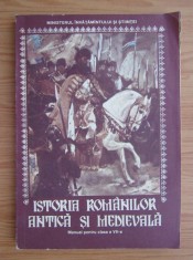 Istoria romanilor antica si medievala Manual pentru clasa a VII-a (1991)