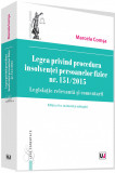 Legea privind procedura insolventei persoanelor fizice nr. 151/2015 | Marcela Comsa