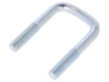 Bridă tip U C 1,25 oțel zincat 25mm x 28mm