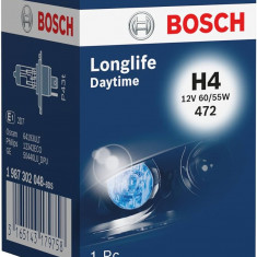 Bec Halogen H4 Bosch Long Life, 12V, 60/55W