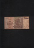 Rar! Zimbabwe 10000 dolari dollars 2008 seria0802856