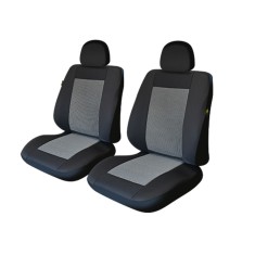 Set Huse Scaune Fata Umbrella Lux, Negru - Gri foto